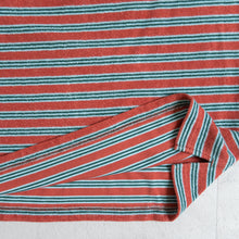 Load image into Gallery viewer, TOWN CRAFT HEAVY PILE BORDER TEE ワイン パイルTシャツ 大きいサイズ ビッグサイズ 大きいサイズメンズ テングストア大阪