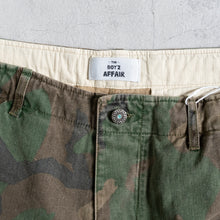 画像をギャラリービューアに読み込む, MAN PATCHWORK SHORT CARGO PANTS  (D)- NEW CAMOUFLAGE -