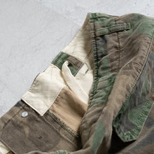 画像をギャラリービューアに読み込む, MAN PATCHWORK SHORT CARGO PANTS  (D)- NEW CAMOUFLAGE -