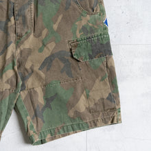 画像をギャラリービューアに読み込む, MAN PATCHWORK SHORT CARGO PANTS  (B)- CAMOUFLAGE -