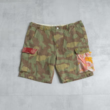 画像をギャラリービューアに読み込む, MAN PATCHWORK SHORT CARGO PANTS  (D)- NEW CAMOUFLAGE -