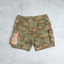 画像をギャラリービューアに読み込む, MAN PATCHWORK SHORT CARGO PANTS  (D)- NEW CAMOUFLAGE -