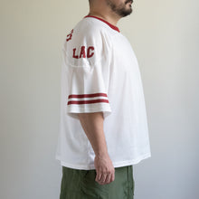 画像をギャラリービューアに読み込む, テングストア大阪 LACMESH FOOTBALL BIG TEE ホワイト メッシュTシャツ 大きいサイズメンズ テングストア大阪