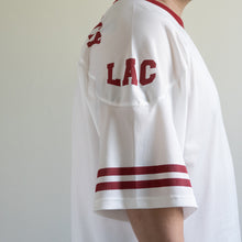 画像をギャラリービューアに読み込む, テングストア大阪 LACMESH FOOTBALL BIG TEE ホワイト メッシュTシャツ 大きいサイズメンズ テングストア大阪