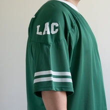 画像をギャラリービューアに読み込む, テングストア大阪 LACMESH FOOTBALL BIG TEE グリーン メッシュTシャツ 大きいサイズメンズ テングストア大阪