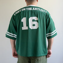 画像をギャラリービューアに読み込む, テングストア大阪 LACMESH FOOTBALL BIG TEE グリーン メッシュTシャツ 大きいサイズメンズ テングストア大阪