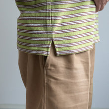 Load image into Gallery viewer, TOWN CRAFT HEAVY PILE BORDER TEE グリーン パイルTシャツ 大きいサイズ ビッグサイズ 大きいサイズメンズ テングストア大阪
