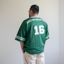 画像をギャラリービューアに読み込む, テングストア大阪 LACMESH FOOTBALL BIG TEE グリーン メッシュTシャツ 大きいサイズメンズ テングストア大阪