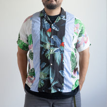 画像をギャラリービューアに読み込む, LIGHT ON THE ANTI CITY REMAKE SHIRTS LACオリジナルリメイクシャツ パッチワークシャツ 大きいサイズ ビッグサイズ 大きいいサイズメンズ テングストア大阪
