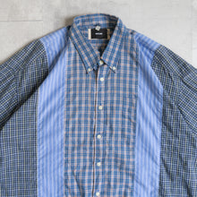 画像をギャラリービューアに読み込む, LIGHT ON THE ANTI CITY REMAKE SHIRTS LACオリジナルリメイクシャツ パッチワークシャツ 大きいサイズ ビッグサイズ 大きいいサイズメンズ テングストア大阪