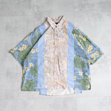 画像をギャラリービューアに読み込む, LIGHT ON THE ANTI CITY REMAKE SHIRTS LACオリジナルリメイクシャツ パッチワークシャツ 大きいサイズ ビッグサイズ 大きいいサイズメンズ テングストア大阪