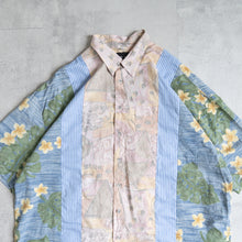 画像をギャラリービューアに読み込む, LIGHT ON THE ANTI CITY REMAKE SHIRTS LACオリジナルリメイクシャツ パッチワークシャツ 大きいサイズ ビッグサイズ 大きいいサイズメンズ テングストア大阪