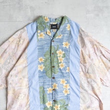 画像をギャラリービューアに読み込む, LIGHT ON THE ANTI CITY REMAKE SHIRTS LACオリジナルリメイクシャツ パッチワークシャツ 大きいサイズ ビッグサイズ 大きいいサイズメンズ テングストア大阪