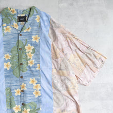 画像をギャラリービューアに読み込む, LIGHT ON THE ANTI CITY REMAKE SHIRTS LACオリジナルリメイクシャツ パッチワークシャツ 大きいサイズ ビッグサイズ 大きいいサイズメンズ テングストア大阪