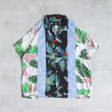 画像をギャラリービューアに読み込む, LIGHT ON THE ANTI CITY REMAKE SHIRTS LACオリジナルリメイクシャツ パッチワークシャツ 大きいサイズ ビッグサイズ 大きいいサイズメンズ テングストア大阪