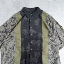 画像をギャラリービューアに読み込む, LIGHT ON THE ANTI CITY REMAKE SHIRTS LACオリジナルリメイクシャツ パッチワークシャツ 大きいサイズ ビッグサイズ 大きいいサイズメンズ テングストア大阪