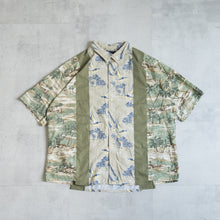 画像をギャラリービューアに読み込む, LIGHT ON THE ANTI CITY REMAKE SHIRTS LACオリジナルリメイクシャツ パッチワークシャツ 大きいサイズ ビッグサイズ 大きいいサイズメンズ テングストア大阪