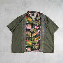 画像をギャラリービューアに読み込む, LIGHT ON THE ANTI CITY REMAKE SHIRTS LACオリジナルリメイクシャツ パッチワークシャツ 大きいサイズ ビッグサイズ 大きいいサイズメンズ テングストア大阪