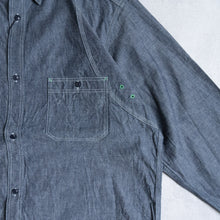 画像をギャラリービューアに読み込む, NIGEL CABOURN NEW MEDICAL SHIRT インディゴ シャツ 大きいサイズ メンズ テングストア大阪