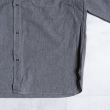 画像をギャラリービューアに読み込む, NIGEL CABOURN NEW MEDICAL SHIRT チャコールグレイ シャツ 大きいサイズ メンズ テングストア大阪