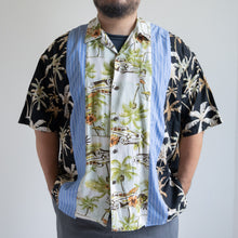 画像をギャラリービューアに読み込む, LIGHT ON THE ANTI CITY REMAKE SHIRTS LACオリジナルリメイクシャツ パッチワークシャツ 大きいサイズ ビッグサイズ 大きいいサイズメンズ テングストア大阪
