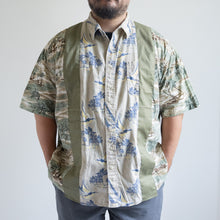 画像をギャラリービューアに読み込む, LIGHT ON THE ANTI CITY REMAKE SHIRTS LACオリジナルリメイクシャツ パッチワークシャツ 大きいサイズ ビッグサイズ 大きいいサイズメンズ テングストア大阪