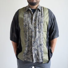 画像をギャラリービューアに読み込む, LIGHT ON THE ANTI CITY REMAKE SHIRTS LACオリジナルリメイクシャツ パッチワークシャツ 大きいサイズ ビッグサイズ 大きいいサイズメンズ テングストア大阪