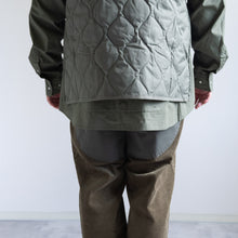 画像をギャラリービューアに読み込む, MILITARY V NECK BUTTON DOWN VEST - OLIVE -