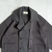 Load image into Gallery viewer, masterkey FLEXIBLE RIB グレイ ニットジャケット 大きいサイズ メンズ テングストア大阪