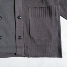 Load image into Gallery viewer, masterkey FLEXIBLE RIB グレイ ニットジャケット 大きいサイズ メンズ テングストア大阪