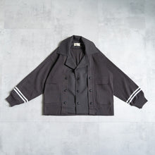 Load image into Gallery viewer, masterkey FLEXIBLE RIB グレイ ニットジャケット 大きいサイズ メンズ テングストア大阪