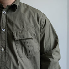 画像をギャラリービューアに読み込む, FUJITO A/W FATIGUE SHIRT カーキ 大きいサイズ メンズ シャツ テングストア大阪