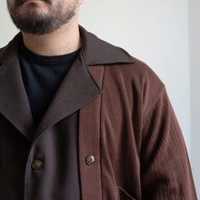 Load image into Gallery viewer, masterkey FLEXIBLE RIB ブラウン ニットジャケット 大きいサイズ メンズ テングストア大阪