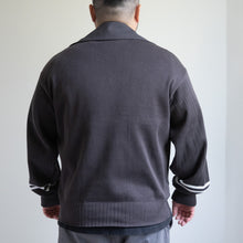 Load image into Gallery viewer, masterkey FLEXIBLE RIB グレイ ニットジャケット 大きいサイズ メンズ テングストア大阪