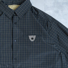 画像をギャラリービューアに読み込む, A/E FLAP POCKET SHIRTS  - CHECK BLACK -
