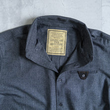 画像をギャラリービューアに読み込む, A/E FLAP POCKET SHIRTS -CHARCOAL -