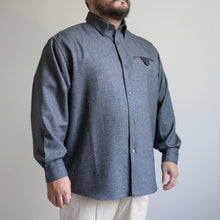 画像をギャラリービューアに読み込む, A/E FLAP POCKET SHIRTS -CHARCOAL -