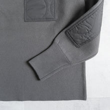画像をギャラリービューアに読み込む, NON DOWN MILITARY CREW KNIT - CHARCOAL -