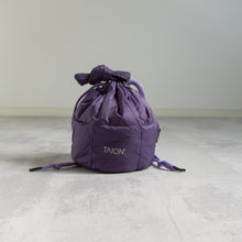 画像をギャラリービューアに読み込む, DRAWSTRING DOWN BAG - D.PURPLE -
