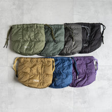 画像をギャラリービューアに読み込む, DRAWSTRING DOWN BAG - D.CHARCOAL -