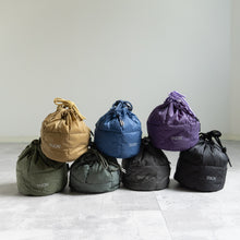画像をギャラリービューアに読み込む, DRAWSTRING DOWN BAG - D.PURPLE -