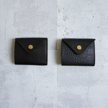 Load image into Gallery viewer, TRIANGLE MINI WALLET - BLACK -