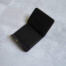 Load image into Gallery viewer, TRIANGLE MINI WALLET - BLACK -