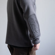 画像をギャラリービューアに読み込む, NON DOWN MILITARY CREW KNIT - CHARCOAL -