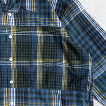 画像をギャラリービューアに読み込む, HORIZONTAL PANEL CAMP SHIRTS -BLUE CHECK -