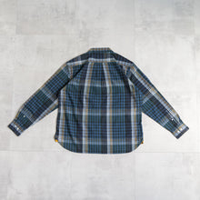 画像をギャラリービューアに読み込む, HORIZONTAL PANEL CAMP SHIRTS -BLUE CHECK -