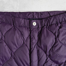 画像をギャラリービューアに読み込む, MILITARY SOFT SHELL DOWN PANTS - D.PURPLE -