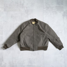 画像をギャラリービューアに読み込む, MELTON MA-1 JACKET  - BROWN -