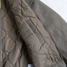 画像をギャラリービューアに読み込む, MELTON MA-1 JACKET  - BROWN -