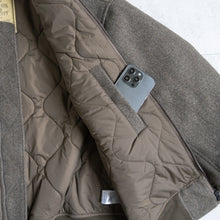 画像をギャラリービューアに読み込む, MELTON MA-1 JACKET  - BROWN -